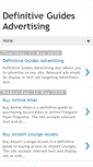 Mobile Screenshot of definitiveguidesadvertising.blogspot.com
