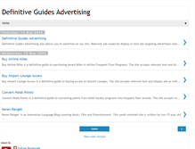 Tablet Screenshot of definitiveguidesadvertising.blogspot.com