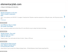 Tablet Screenshot of elementarylab.blogspot.com