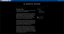 Desktop Screenshot of mimodestaopinion.blogspot.com