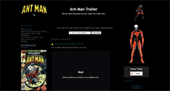 Desktop Screenshot of ant-man-trailer.blogspot.com