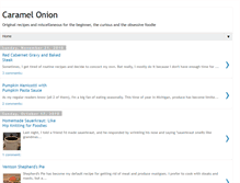 Tablet Screenshot of caramelonionblog.blogspot.com
