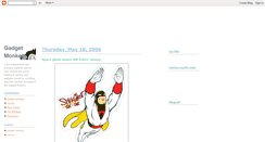 Desktop Screenshot of gadgetmonkey.blogspot.com