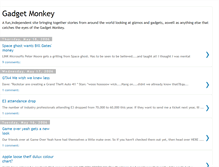 Tablet Screenshot of gadgetmonkey.blogspot.com