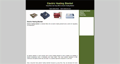 Desktop Screenshot of electric-heating-blanket.blogspot.com