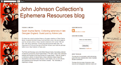 Desktop Screenshot of ephemeraresources.blogspot.com