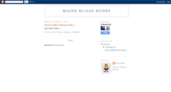 Desktop Screenshot of mainebidudes.blogspot.com