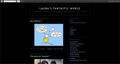 Desktop Screenshot of laurasfantasticworld.blogspot.com