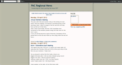 Desktop Screenshot of pacregionalnews.blogspot.com