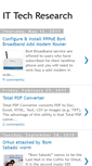 Mobile Screenshot of ittechresearch.blogspot.com