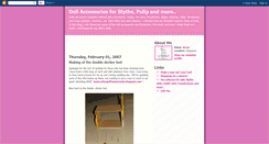 Desktop Screenshot of dollaccessories.blogspot.com