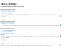 Tablet Screenshot of mbablogreader.blogspot.com