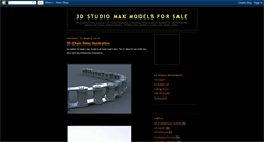 Desktop Screenshot of 3d-studio-max-models.blogspot.com