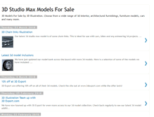 Tablet Screenshot of 3d-studio-max-models.blogspot.com