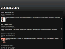 Tablet Screenshot of mexindiemusica.blogspot.com