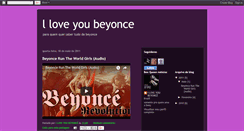 Desktop Screenshot of lloveyoubeyonce.blogspot.com