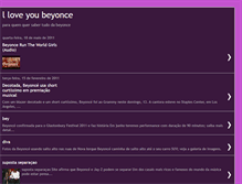 Tablet Screenshot of lloveyoubeyonce.blogspot.com