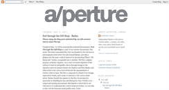 Desktop Screenshot of aperturecinema.blogspot.com