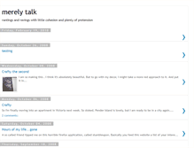 Tablet Screenshot of merelytalk.blogspot.com