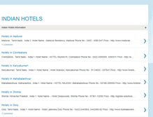 Tablet Screenshot of onlinehotelsinformation.blogspot.com