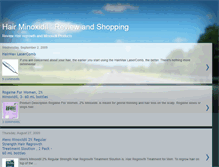 Tablet Screenshot of hair-minoxidil.blogspot.com
