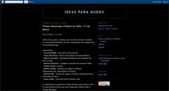 Desktop Screenshot of ideasparanudos.blogspot.com
