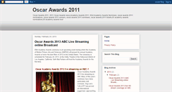 Desktop Screenshot of oscarawards2011.blogspot.com