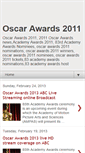 Mobile Screenshot of oscarawards2011.blogspot.com