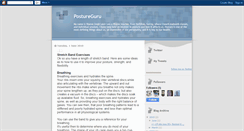 Desktop Screenshot of postureguru.blogspot.com