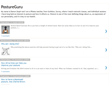 Tablet Screenshot of postureguru.blogspot.com
