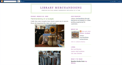 Desktop Screenshot of librarymerchandising.blogspot.com