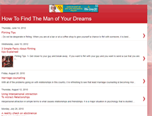 Tablet Screenshot of manofyour-dreams.blogspot.com