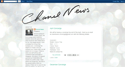 Desktop Screenshot of chanelnewsconcierge.blogspot.com