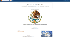 Desktop Screenshot of mexicosagrado.blogspot.com