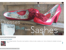 Tablet Screenshot of dresseswithbluesatinsashes.blogspot.com