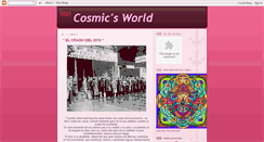 Desktop Screenshot of cosmicsworld.blogspot.com