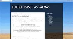 Desktop Screenshot of futbolbaselaspalmas.blogspot.com