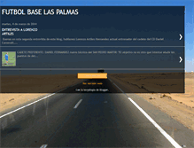 Tablet Screenshot of futbolbaselaspalmas.blogspot.com