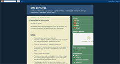 Desktop Screenshot of dm3porfavor.blogspot.com