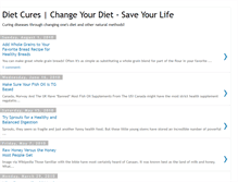 Tablet Screenshot of dietcures.blogspot.com