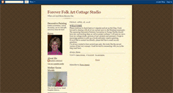 Desktop Screenshot of karenortman-foreverfolkart.blogspot.com