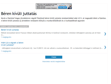 Tablet Screenshot of berenkivulijuttatas.blogspot.com