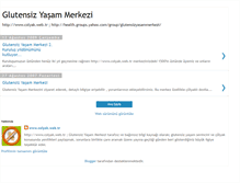 Tablet Screenshot of glutensiz.blogspot.com