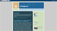 Desktop Screenshot of lovingtesol.blogspot.com