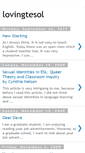 Mobile Screenshot of lovingtesol.blogspot.com