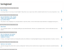 Tablet Screenshot of lovingtesol.blogspot.com