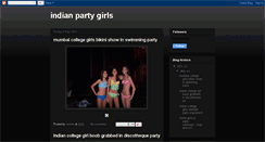 Desktop Screenshot of indianpartygirl.blogspot.com