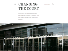 Tablet Screenshot of changingthecourt.blogspot.com