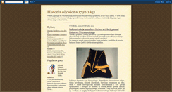 Desktop Screenshot of historiaozywiona1792-1831.blogspot.com