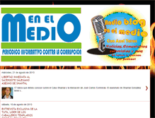 Tablet Screenshot of estasenelmedio.blogspot.com